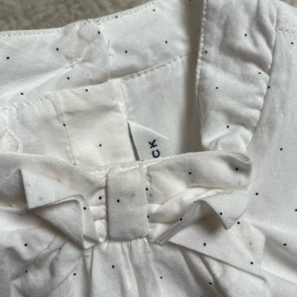 Janie and Jack | White Parisian Puff Sleeve Blouse | 8 - Picture 7 of 9